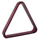 Mahogany Wooden Triangle Rack for 57.2 mm Pool Balls