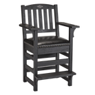 Brunswick Centennial Players Chair In Black Wire Brush
