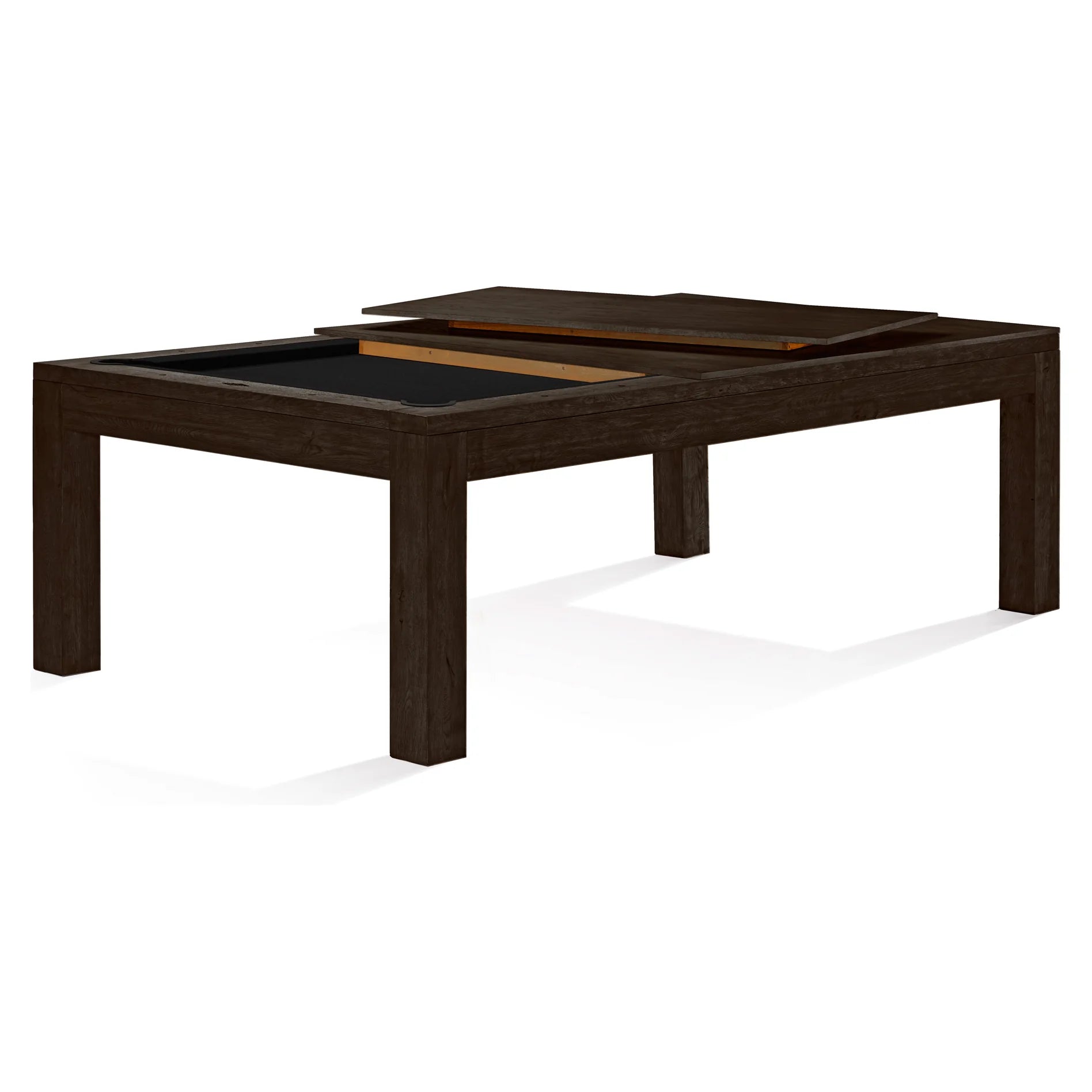 Brunswick Espresso Billiard Dining Room Table Open Top