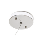Chrome Ceiling Mount Plate With Steel Suspension Cable for the LED Flat Billiard Lamp