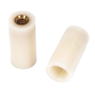 Two White 12 mm Screw-On Ferrules
