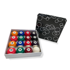 Cyber Pool Ball Set, 57.2 mm, in White Box with Black Lid
