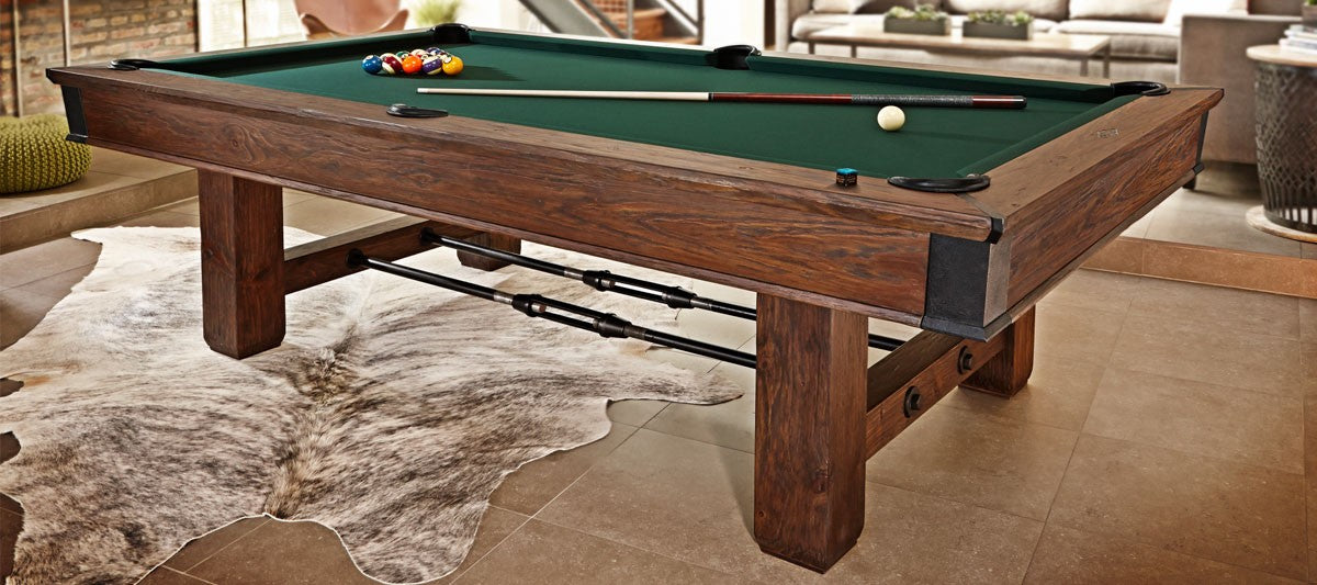 Brunswick Canton 7ft Black Forest Pool Table In a Room