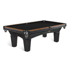 Glenwood 7ft Pool Table Black Matte and Coffee Tapered