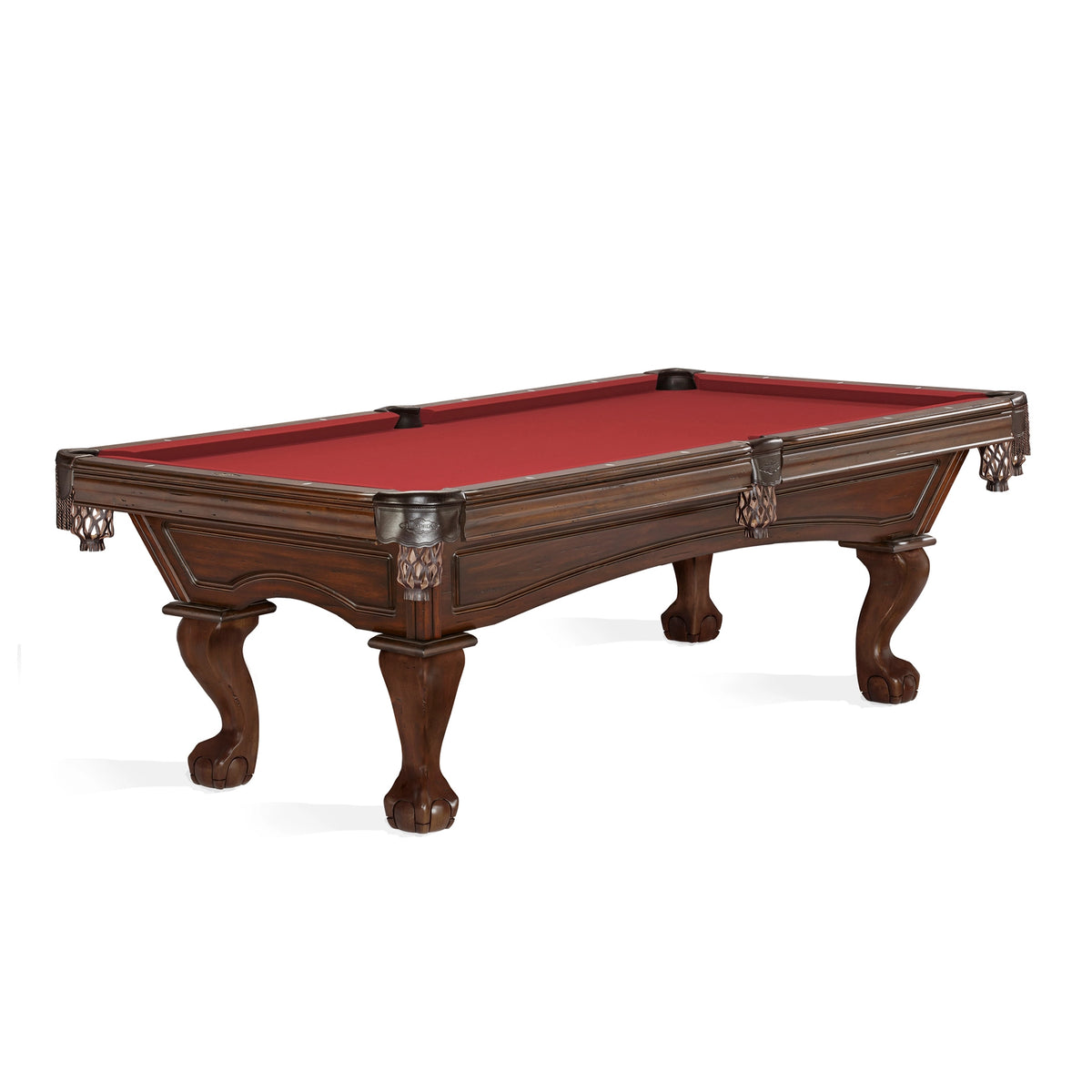 Brunswick Glenwood Tuscana Billiards Table Red Cloth Color