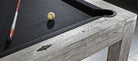Brunswick Sanibel 8ft Rustic Grey Billiard Room Table Closeup