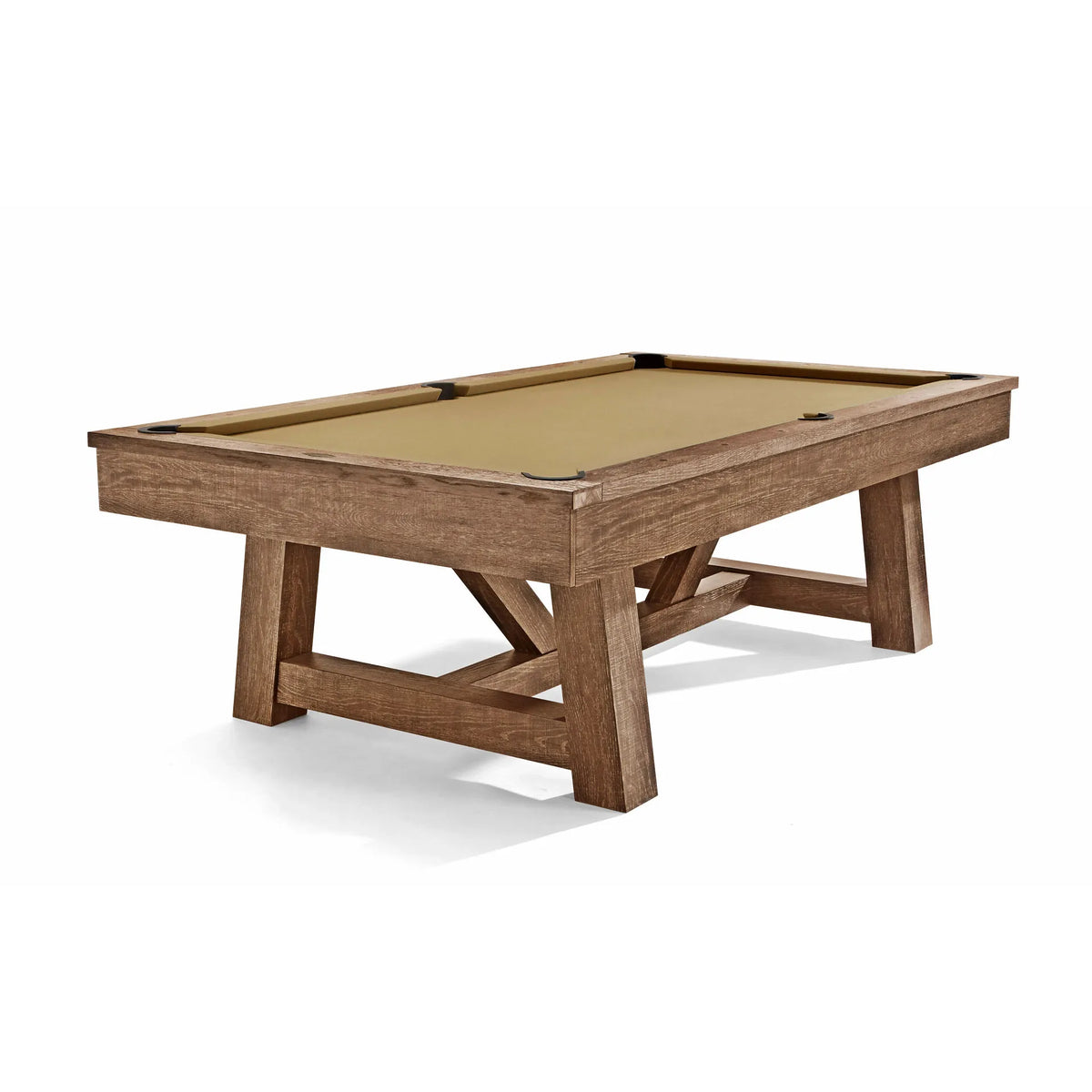 Brunswick Botanic 7ft Rustic Dark Brown Pool Table