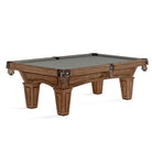 Brunswick Allenton 8ft Rustic Dark Brown Tapered Pool Table