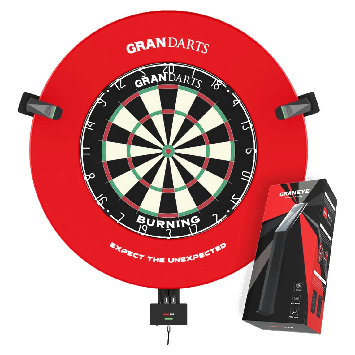 GranDarts Auto Scoring System Steel Dartboard Front