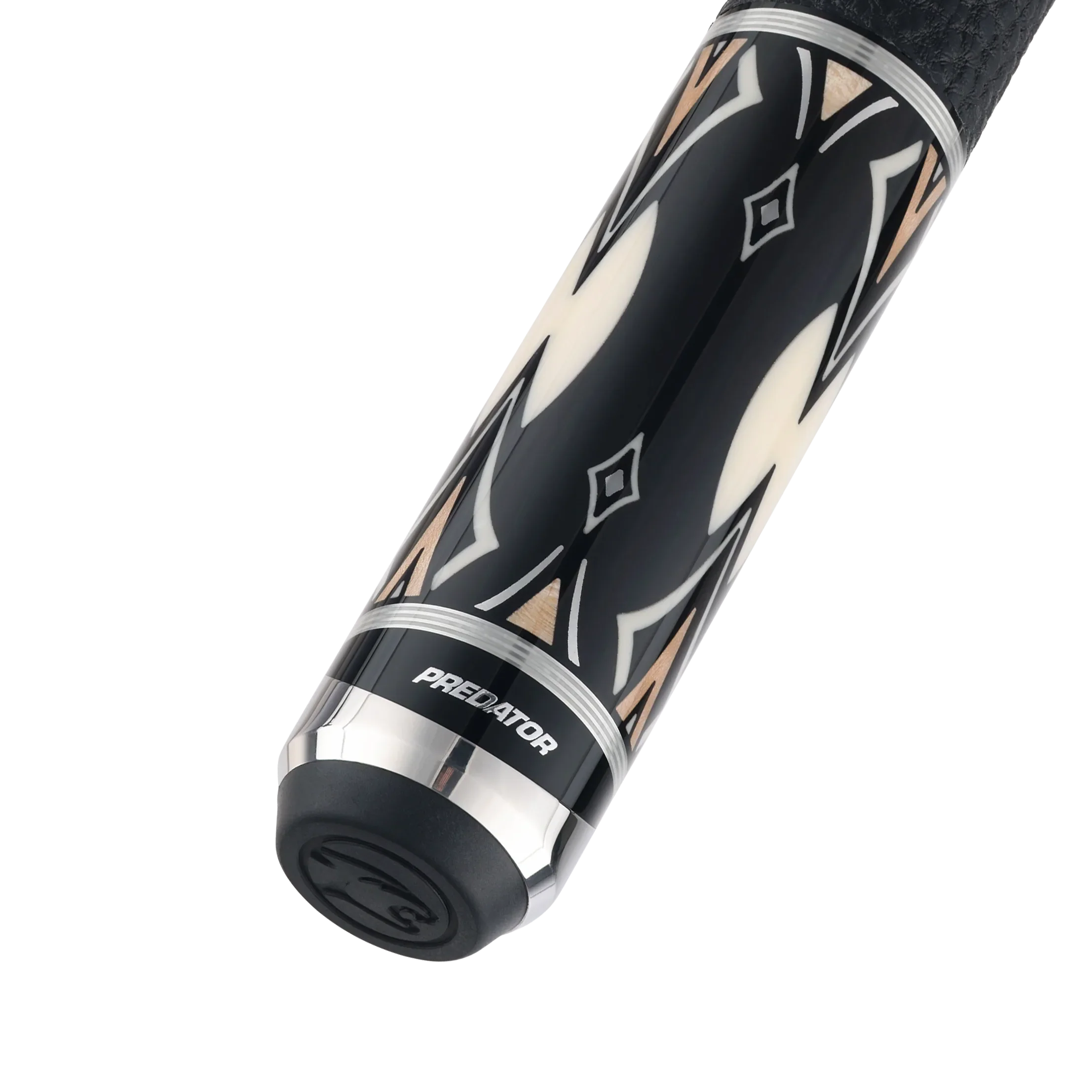 Blak5 3 Pool Cue Leather Wrap Butt With Predator Brand Mark