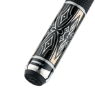 Blak5 5 Pool Cue Leather Wrap Butt With Predator Brand Mark Rotated