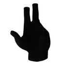 Black Closed Thumb Predator Second Skin Billiard Glove Left Hand Palm View