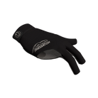 Black glove with grey Predator branding right hand