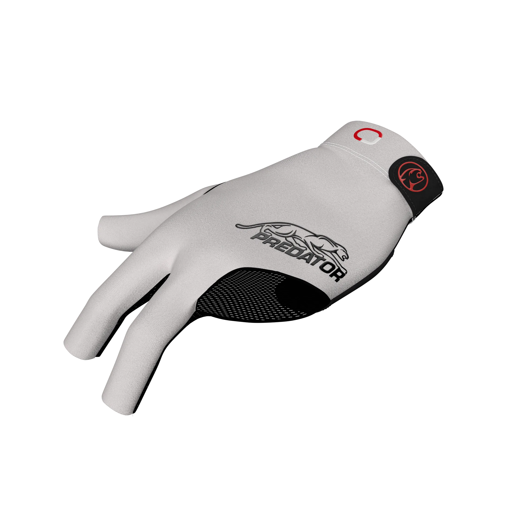 White glove with black Predator branding and red cat icon