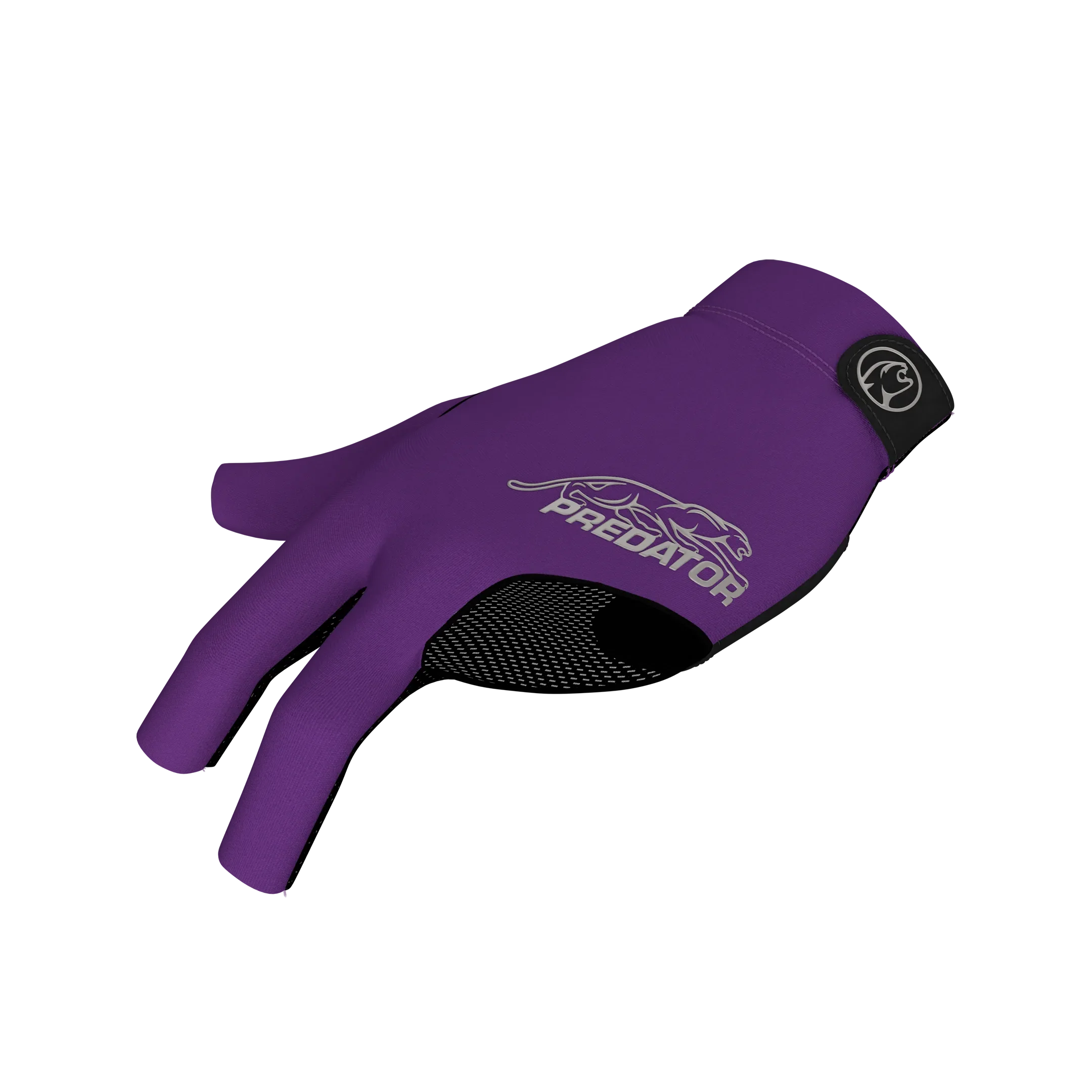 Purple glove with grey Predator branding