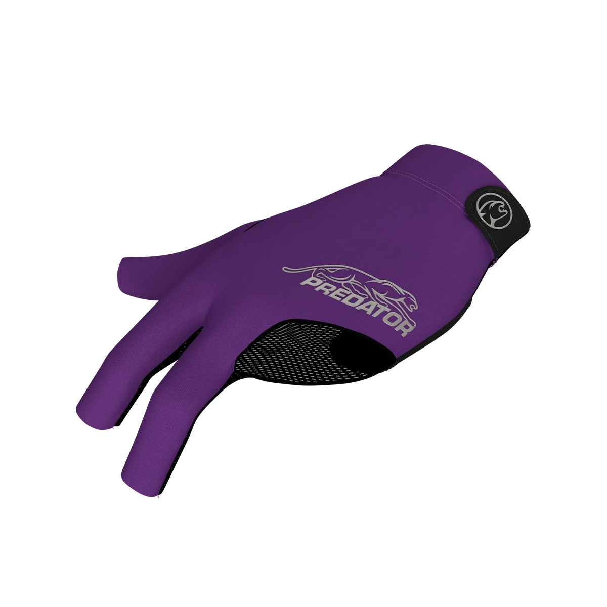 Purple glove with grey Predator branding