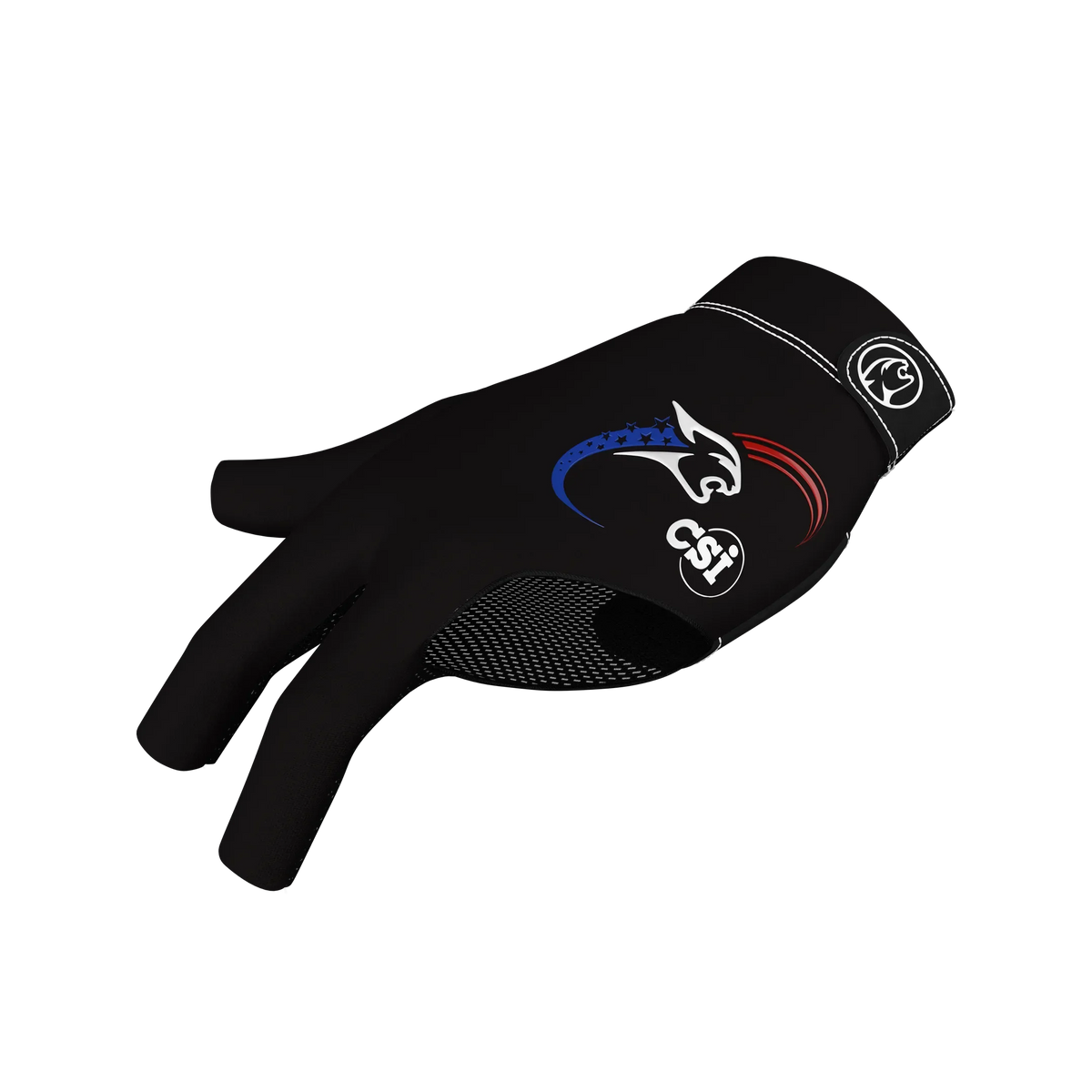 Black glove with a CSI branding