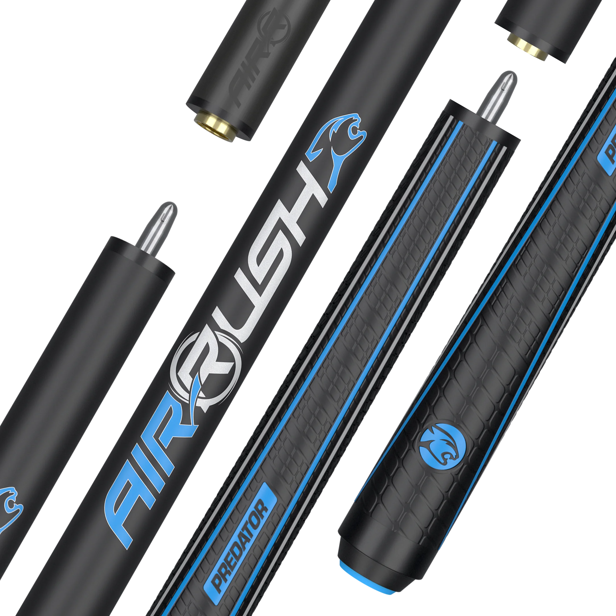 AirRush Professional Jump Cue Black Sports Wrap