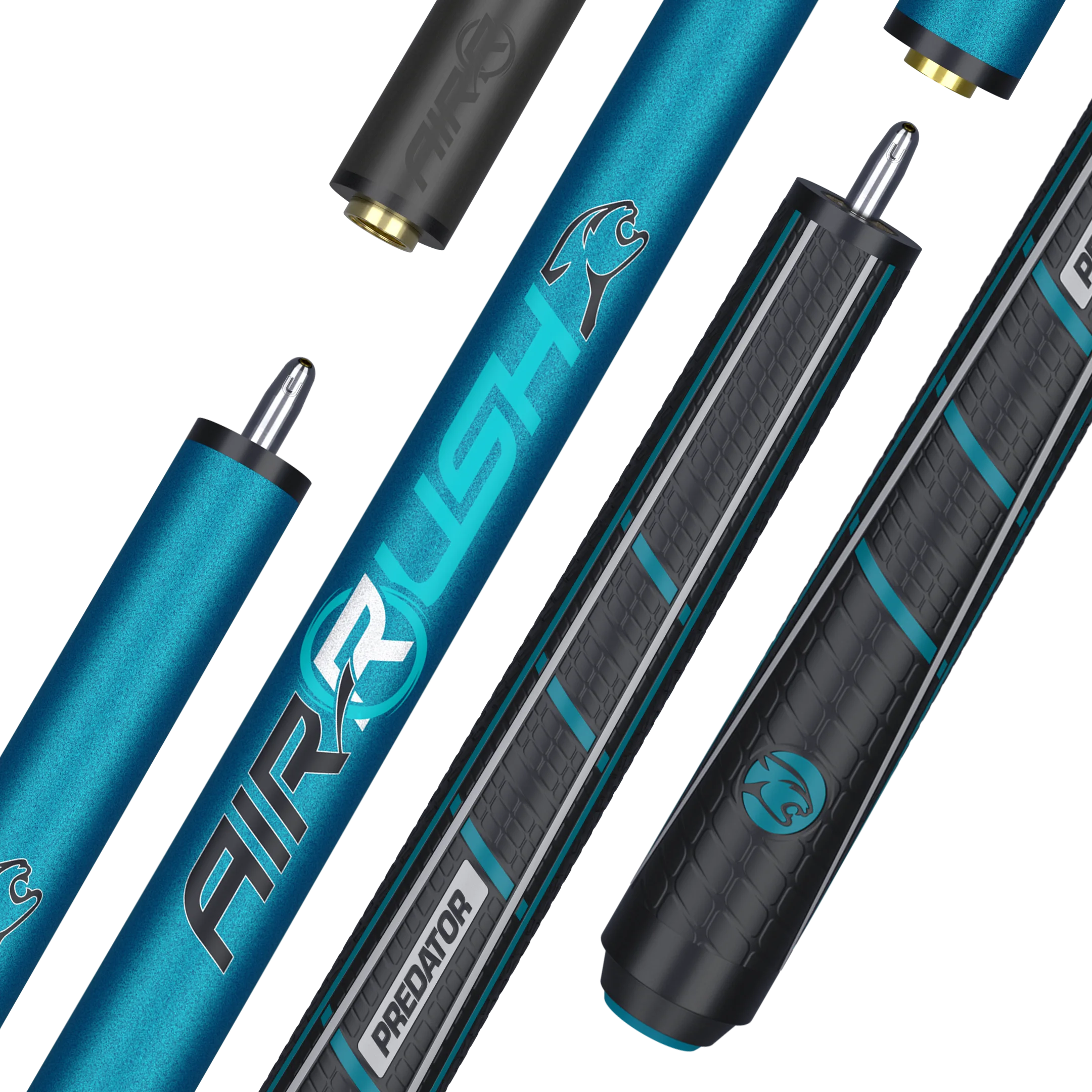 Predator Air Rush Teal Sport Wrap Professional Jump Cue