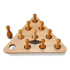Brunswick Shuffleboard Bowling Pin Set with 10 Wooden Pins