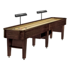Brunswick Andover 14ft Espresso Shuffleboard Table With Lights and Pucks