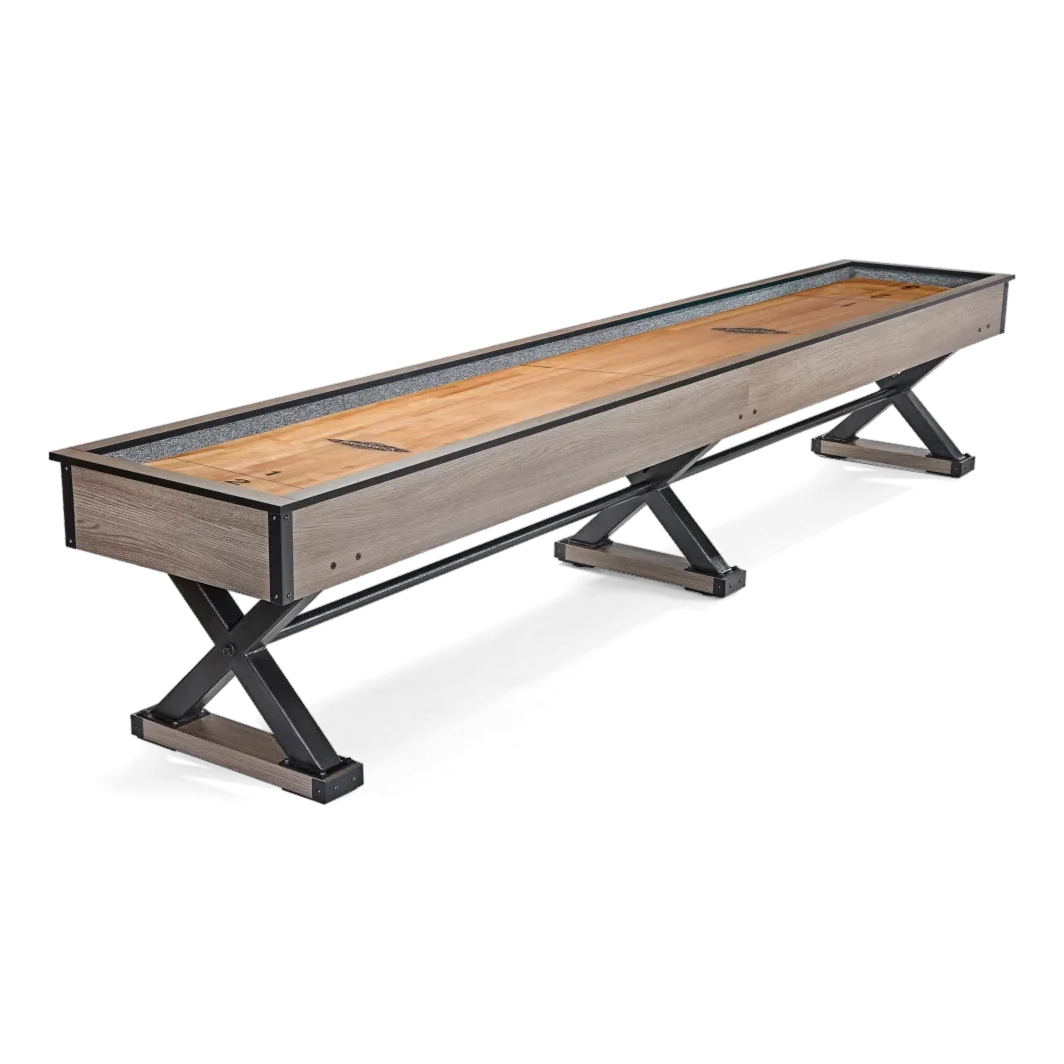Brunswick Premier 12 ft Shuffleboard and X-Frame Legs