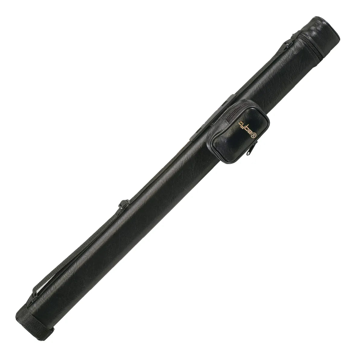 Cyber Triangle 1x2 Black Hard Pool Cue Case With Shoulder Strap