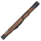 Billiard Oval 1x1 Brown/Black Hard Pool Cue Case With Shoulder Strap
