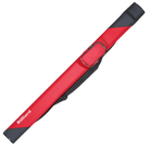Billiard Hard Cue Case Red and Black 1x1 Oval