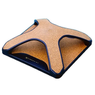 Simonis X-1 Billiard Cloth Cleaner With A Navy Frame And An X-Shaped Cork Cleaning Surface