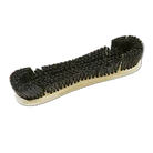 Small Pool Table Brush With Black Bristles On A Natural Wood Handle