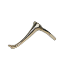 Silver-Coloured Metal Swan-Neck Bridge Head, Side View