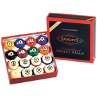 Brunswick Centennial Pocket Ball Set in Open Red Box with Lid Behind