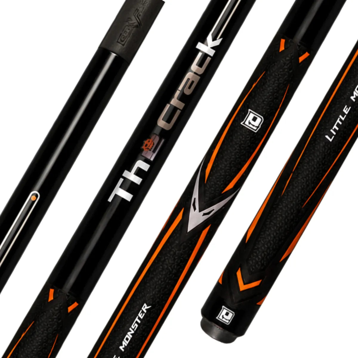 Little Monster Black and Orange Break Cue