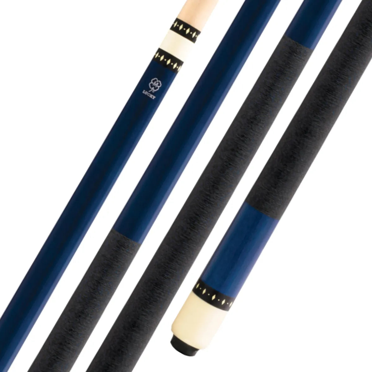 McDermott Lucky L7 Blue Pool Cue Forearm and Butt