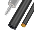 11.8 mm 3/8x10 Joint Black Vault Plate REVO Carbon Fiber Pool Shaft