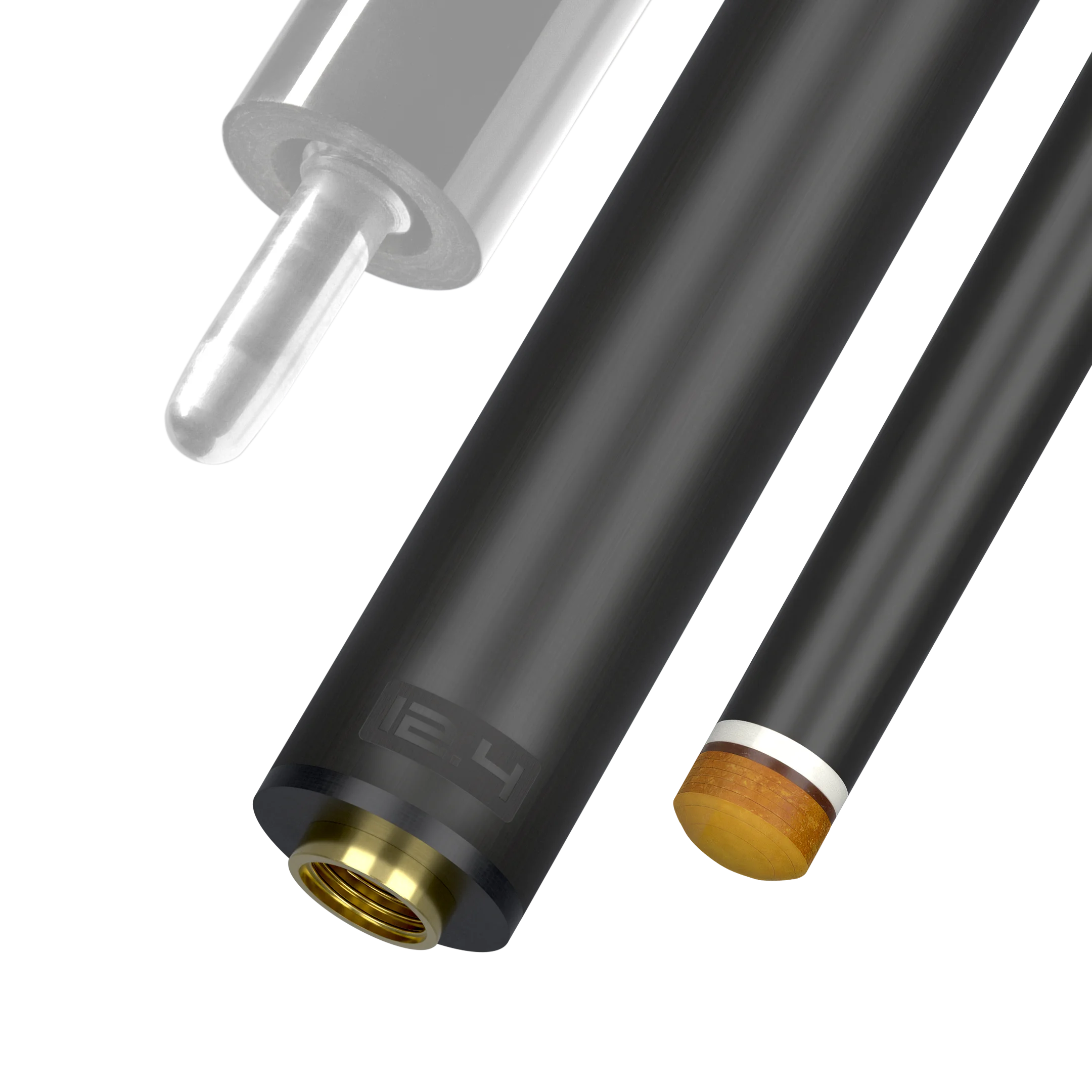 12.4 mm Uni-Loc Joint White Vault Plate REVO Carbon Fiber Pool Shaft