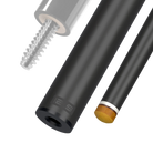 12.9 mm 3/8x10 Joint White Vault Plate REVO Carbon Fiber Pool Shaft